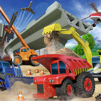 Construction Trucks - 60 Piece Puzzle