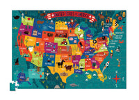 200 piece USA Puzzle and Poster
