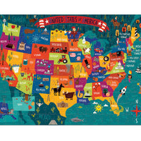 200 piece USA Puzzle and Poster