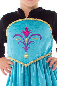 Ice Queen Coronation Dress Size Medium