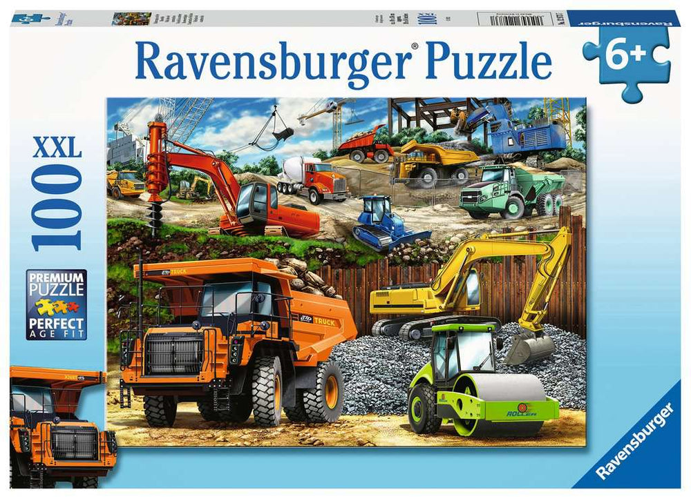 Construction Vehicles - 100 piece Puzzle