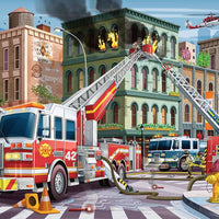 Fire Truck Rescue - 100 piece Puzzle