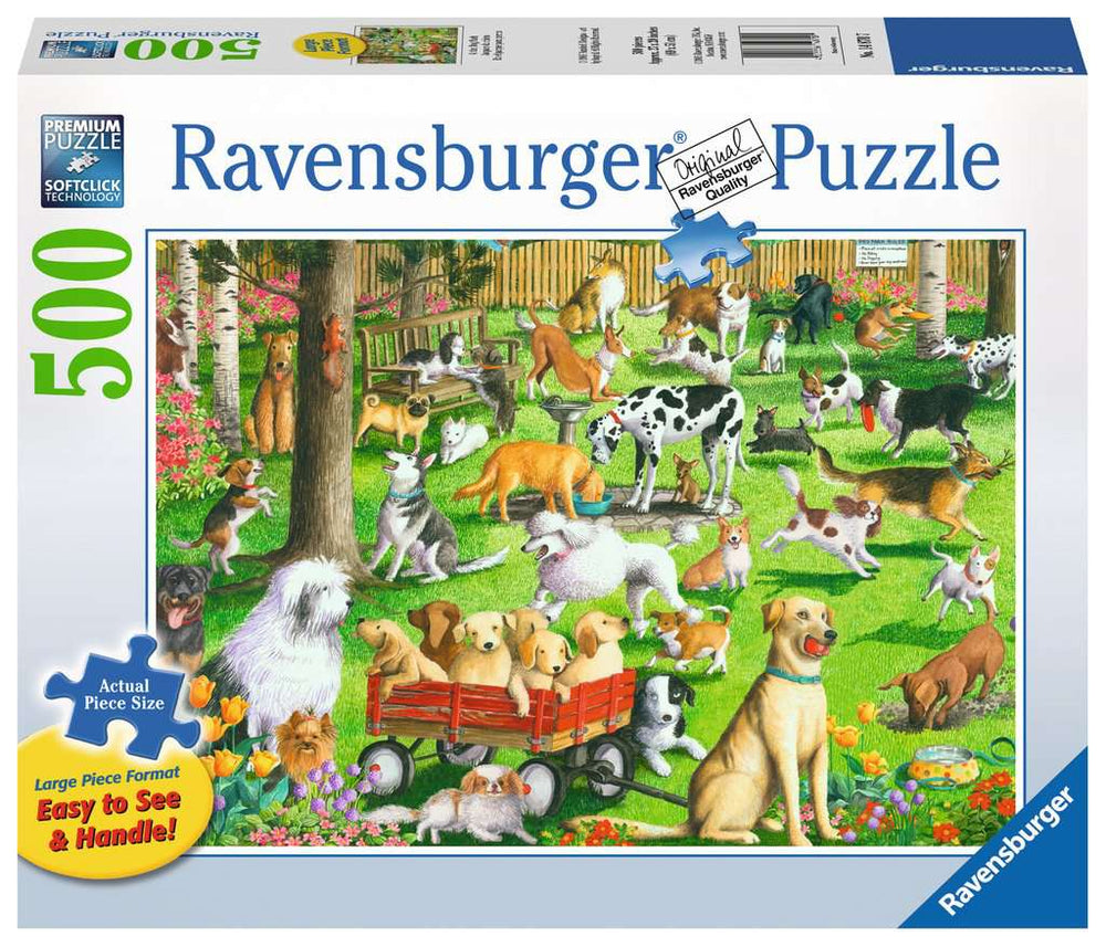 At the Dog Park - 500 Piece Large Format Puzzle