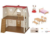 Calico Critters Red Roof Cozy Cottage Starter Home

