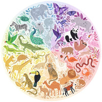 Circle of Colors Animals - 500 Piece Puzzle
