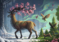 Deer of Spring - 1000 Piece Puzzle
