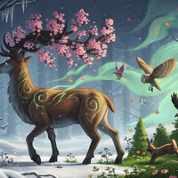 Deer of Spring - 1000 Piece Puzzle