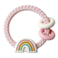 Ritzy Rainbow Rattle with Teething Rings