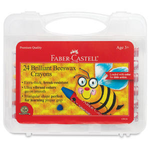 24 Brilliant Beeswax Crayons