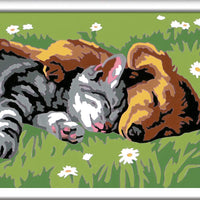 CreArt - Sleeping Cat & Dog
