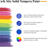 Kwik Stix 12 Count Jewel Colors