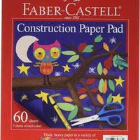 Construction Paper Pad 9x12
