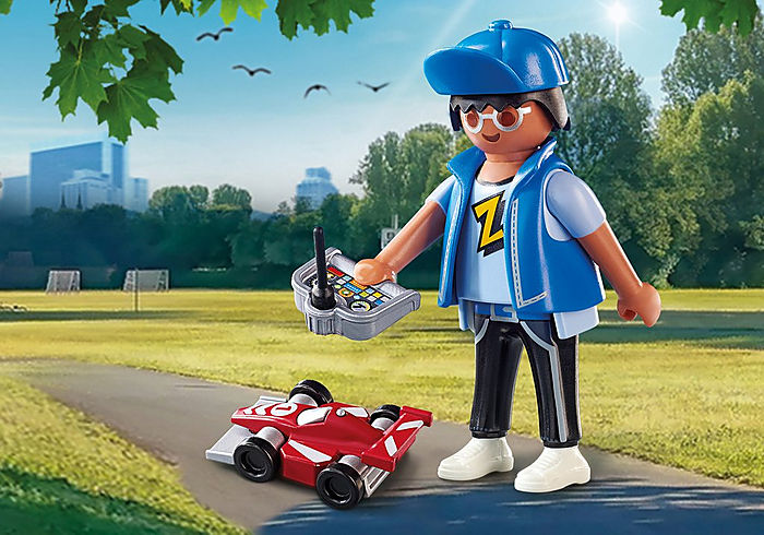Playmobil Boy with RC Car