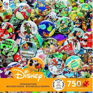 Disney Vintage Buttons 750 Piece Puzzle