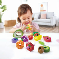 Caterpillar Fruit Feast Lacing Toy