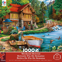 Weekend Retreat Lodge 1000 Piece Puzzle