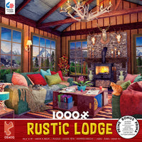 Rustic Lodge Red 1000 Piece Puzzle
