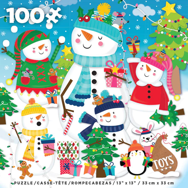 Snowmen 100 Piece Puzzle