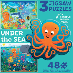 Kids Undersea 3-in-1 48 Piece Puzzle