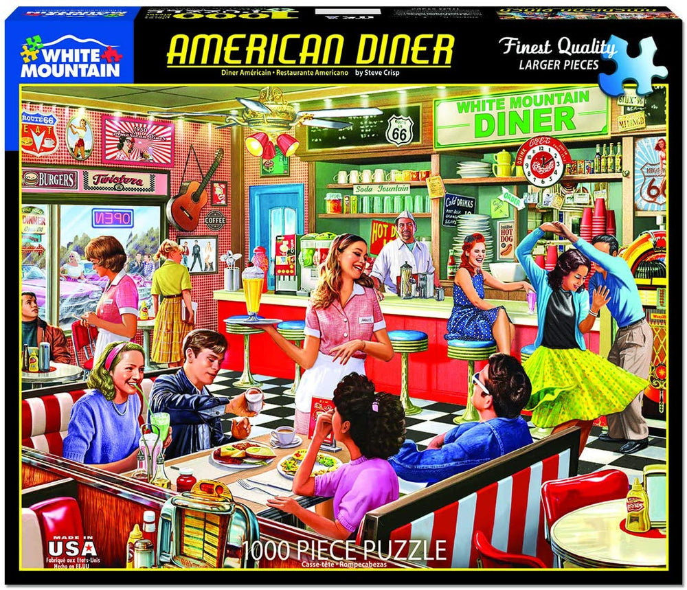American Diner 1000 Piece Puzzle