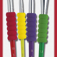 4 Pack Soft Grip Brushes