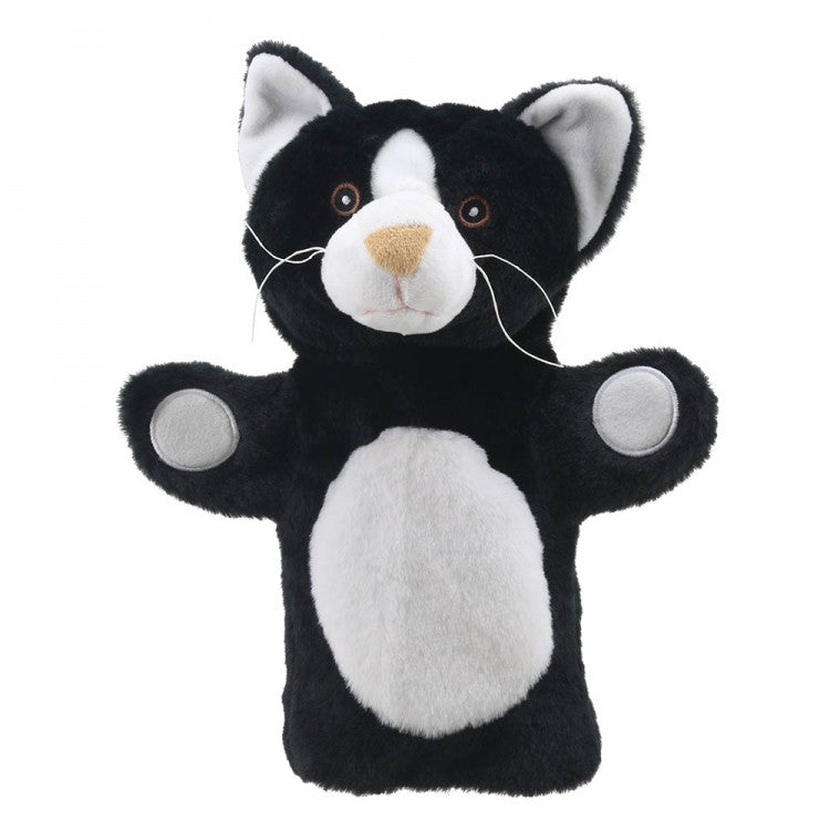 Puppet Buddies- Black & White Cat Hand Puppet