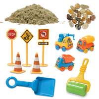 Construction Zone Sensory Bin
