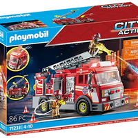 Playmobil Fire Truck with Flashing Lights