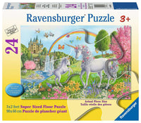 Prancing Unicorns 24 Piece Floor Puzzle
