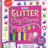 Make Glitter Clay Charms