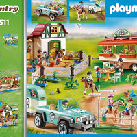 Car with Pony Trailer