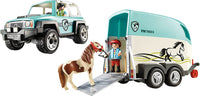 Car with Pony Trailer
