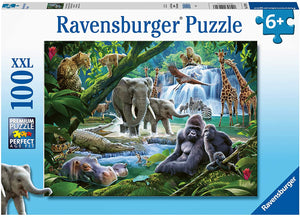 Jungle Animals 100 Piece Puzzle