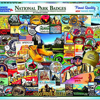 National Park Badges 1000 Piece Puzzle