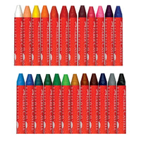 24 Brilliant Beeswax Crayons
