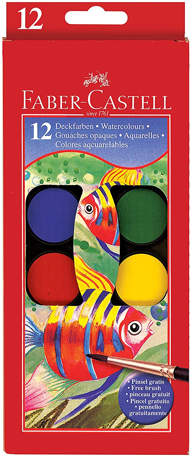 Watercolor Paint Set 12 Colors