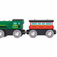 Steam-Era Passenger Train
