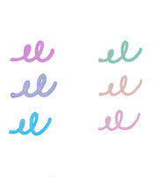 Silver Lining Colorful Outlines Markers - Set of 6
