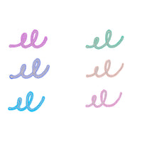 Silver Lining Colorful Outlines Markers - Set of 6