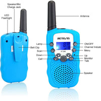 Retevis Walkie Talkies/Flashlight- Blue