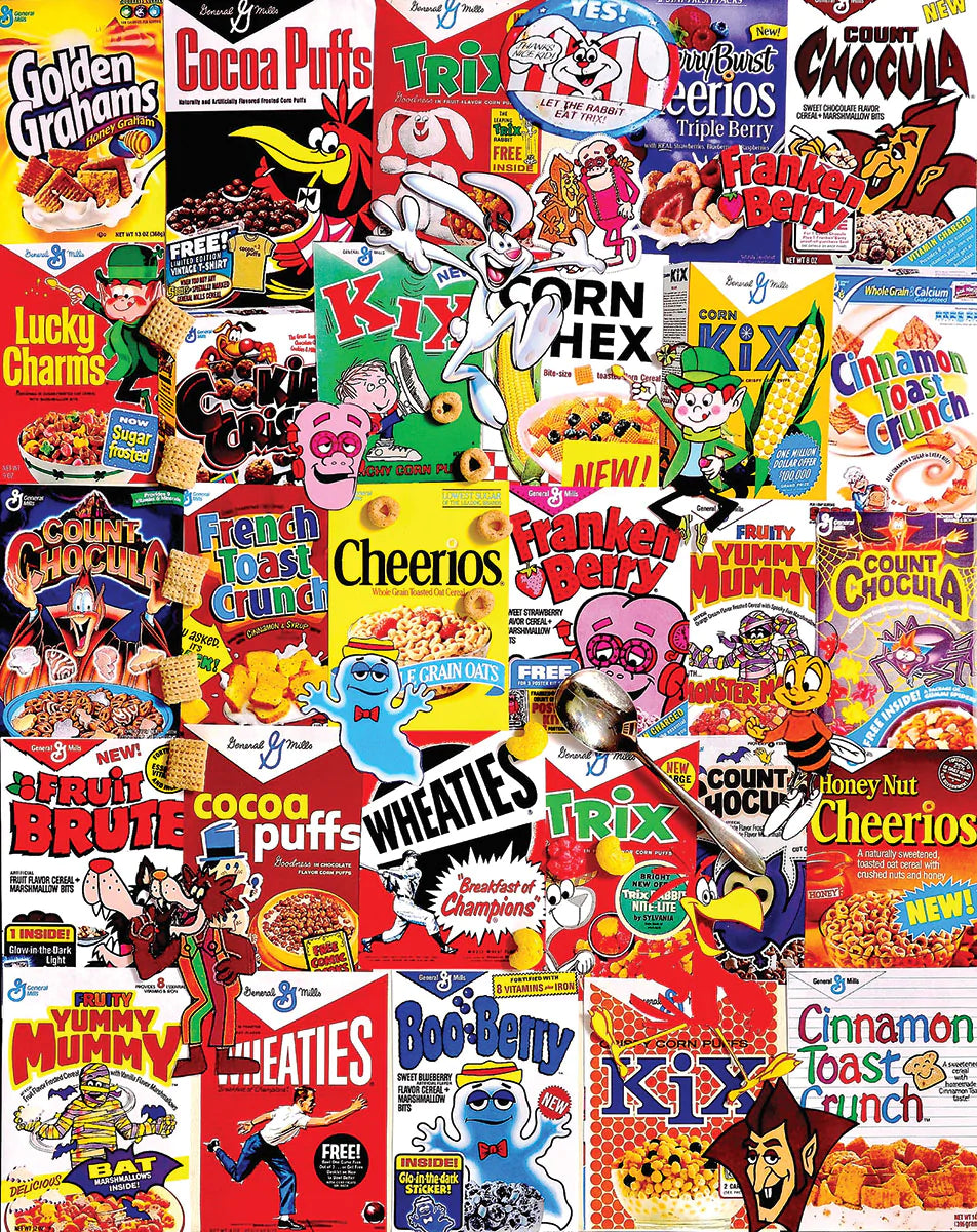 Cereal Boxes 1000 Piece Puzzle